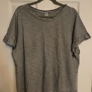 Black and white striped shirt